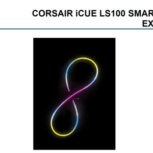 (LSCorsair  iCUE LS100 Smart Lighting Strip Expansion Kit 1x 1.4 Meter 84 Individually Addressable LED.