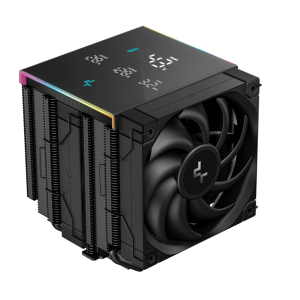 DeepCool AK620 Digital Pro High Performance Dual Tower CPU Cooler, 6 Copper Heat Pipes, Dual FT12 SE FDB PWM Fan, LGA2066/2011-v3/2011/1851/1155/AM4/5