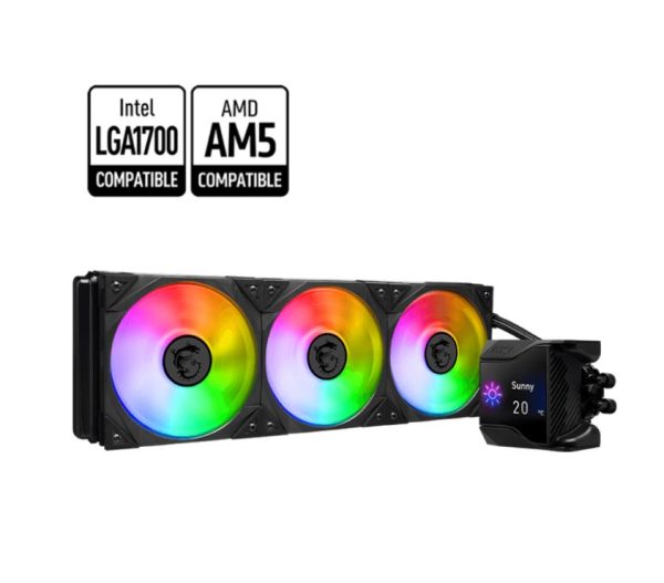 MSI MPG CORELIQUID D360 Liquid CPU Cooler, LGA 1700 / 1200 / 1156 / 1155 / 1151 / 1150 LGA 2066 / 2011-3 / 2011, AM5 / AM4, TR4 / sTRX4 (LS)