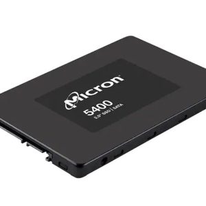 Micron 5400 PRO 960GB 2.5' SATA Enterprise SSD 540R/520W MB/s 95K/35K IOPS 2628TBW 1.5DWPD 3M hrs MTTF AES 256-bit encryption Server Data Centre 5yrs