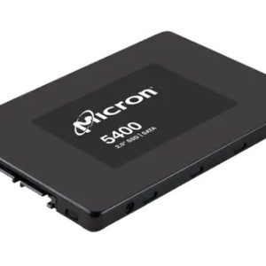 Micron 5400 PRO 3.84TB 2.5' SATA EnterpriseSSD 540R/520W MB/s 95K/33K IOPS 17520TBW 1.5DWPD 3M hrs MTTF AES 256-bit encryption Server Data Centre 5yrs