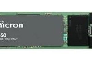 Micron 7450 Pro 960GB Gen4 NVMe Enterprise SSD 2280 M.2 5000/1400 MB/s R/W 520K/82K IOPS 1700TBW 1DWPD 2M hrs MTTF Server Data Centre 5yrs