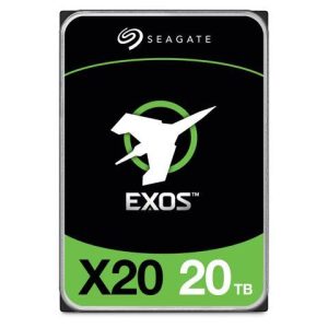 Seagate Exos X20 ENTERPRISE 512E/4KN INTERNAL 3.5' SATA DRIVE, 20TB, 6GB/S, 7200RPM, 5YR WTY