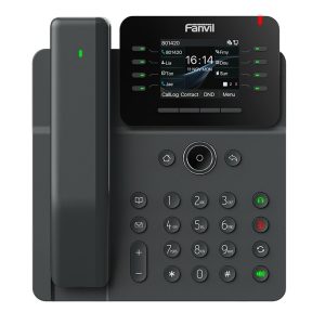 Fanvil V62 PRO Essential Business Phone Qty/CTN: 10PCS 2.8-inch, Color Screen, 12 SIP Lines, 6-Way Audio, HD Audio, Dual Gigabit Ports, Integrated PoE