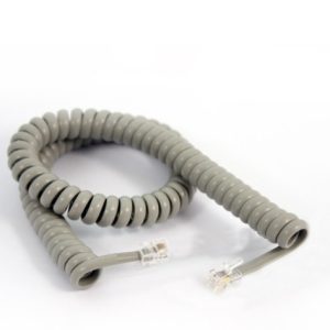 Fanvil curly cord for V67/V65 series headset, curve，gray