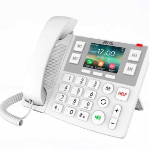 Fanvil X305 Big Button IP Phone - 3.5' Colour Screen, 2 SIP Lines, HAC, Dual Gigabit Ports, Supports HD audio, PoE