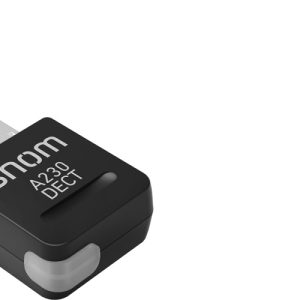 SNOM-A230 USB DECT Dongle, Suitable For All Snom D7XX- and D3XX- series Desk Phones With USB Port, No configuration necessary