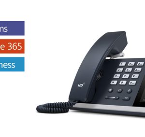 Yealink T55A -Teams Edition, IP Phone, 4.3' Screen, HD Voice, USB, Dual Gigabit,  (Power Adapter & Wall Mount Bracket Optional)  ( LS )