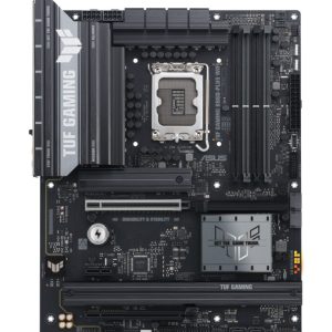 ASUS TUF GAMING B860-PLUS WIFI LGA1851 ATX Motherboard 256GB, DDR5, 1 x PCIe 5.0, 3 x M.2 slots, 4 x SATA, WiFi 7, 1 x HDMI, 1 x DP