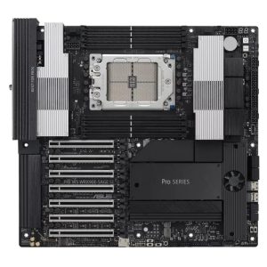 ASUS AMD PRO WS WRX90E-SAGE SE sTR5 EEB Workstation Motherboard, 7 x PCIe 5.0 x16, multi-GPU support, 4x M.2 slots, 2x SlimSAS ports and 4 x SATA