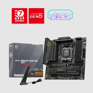 MSI MAG B850M MORTAR WIFI, AM5, 4x DDR5 256GB, 1x HDMI, 1x PCI-E x16 slot, 3x M.2,4x USB2.0, 3x USB C, Wi-Fi 7