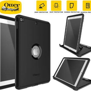 OtterBox Defender Apple iPad (10.2') (9th/8th/7th Gen) Case Black - (77-62032), DROP+ 2X Military Standard,Built-in Screen Protection,7 Years Warranty