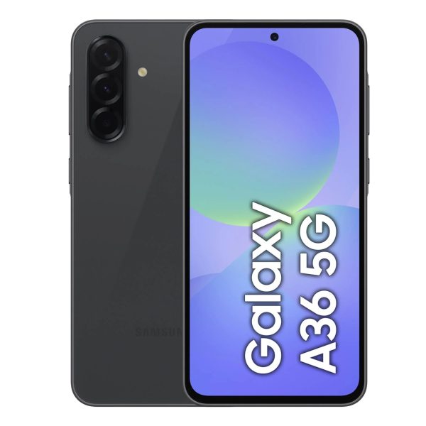 Samsung Galaxy A36 5G 128GB - Awesome Black *AU STOCK*, 6.7', Full HD+, 120Hz, 6GB/128GB, 50MP/12MP, Single+ eSIM, 5000mAh, 2 Years Warranty