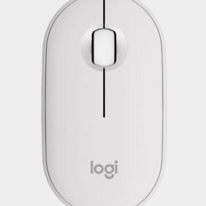 (LS)Logitech Pebble M350S Wireless Optical Mouse White  Graphite 1000 dpi  Bluetooth Low Energy