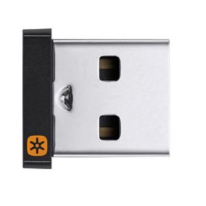 Logitech USB Unifying Receiver Connects Wireless Keyboard Mouse Multiple 6 Devices to Your Computer 10m Range Tiny Size 910-005239 = 910-005934