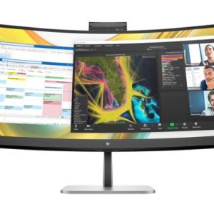 HP Series 5 Pro 34' WQHD 4K CURVED 21:9 3440x1440 100Hz Height Adjust VA LCD Tilt Swivel USB-C DP HDMI Speakers VESA Webcam 3yrs wty