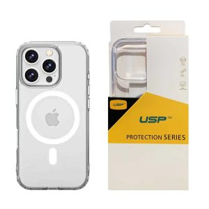 USP Apple iPhone 17 Pro Max (6.9') Clear Rock Shockproof Case with MagSafe - Ultra-Thin, Lightweight, Non-Slip, Strong And Durable Materials