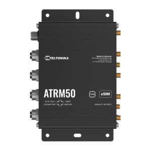 Teltonika ATRM50 5G Router for Transportation, Ultra-High Cellular Speeds, M12 CONNECTORS, DUAL SIM & eSIM, EN 45545-2 and EN 50155, PSU not included