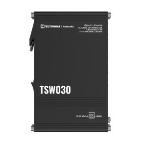 Teltonika TSW030 8-PORT ETHERNET SWITCH, 2-PIN Power Input, 10/100 Mbps,Integreated DIN Rail (Plug&Play Deployment), Supports auto MDI/MDIX crossover