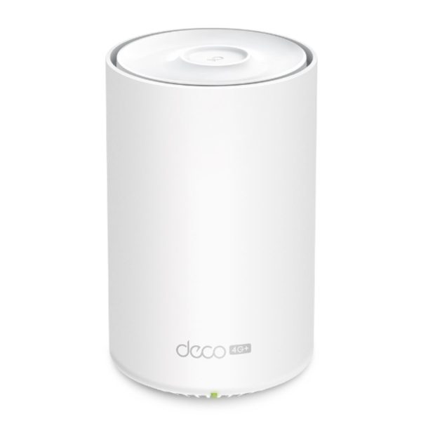 TP-Link Deco X10-4G(1-pack) 4G+ AX1500 Whole Home Mesh Wi-Fi 6 Router, Build-In 300Mbps 4G+ LTE Advanced Modem