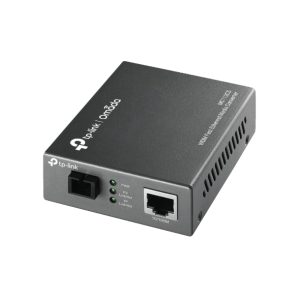 TP-Link MC112CS Media Converter SC WDM Monomodo Simplex 10/100Mbps RJ45 to 100M single-mode SC fiber Tx:1310nm Rx:1550nm up to 20km (LS)