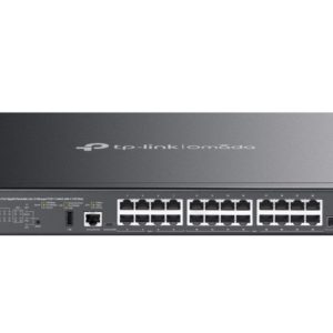TP-Link SG5428XMPP Omada 24-Port Gigabit Stackable Lite L3 Managed PoE++ Switch with 4× 10G Slots