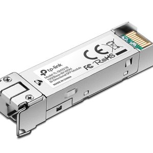 TP-Link 1000Base-BX WDM Bi-Directional SFP Module (TL-SM321B-2) TX: 1310nm, RX: 1550nm, Up To 2KM Transmission Distance, LC Simplex