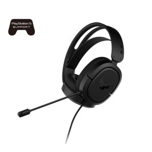 ASUS TUF Gaming H1 Headset,  7.1 Surround Sound, Lightweight, For PCs, Macs, tablets, smartphones, PlayStation 5, Nintendo Switch and XBOX