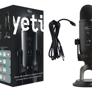Logitech YETI Premium Multi-Pattern USB Microphone with Blue VO!CE 2-Year Limited Hardware Warranty