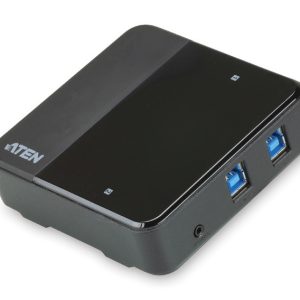 Aten Peripheral Switch 2x4 USB 3.1 Gen1, 2x PC, 4x USB 3.1 Gen1 Ports, Remote Port Selector, Plug and Play
