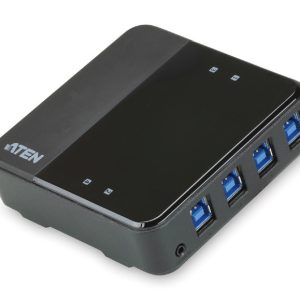 Aten Peripheral Switch 4x4 USB 3.1 Gen1, 4x PC, 4x USB 3.1 Gen1 Ports, Remote Port Selector, Plug and Play