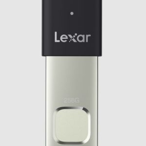 Lexar F35 PRO 256GB JumpDrive Fingerprint USB 3.2 Gen 1, up to 400MB/s read, 350MB/s write  transfer content between your USB Type-CTM and Type-A devi