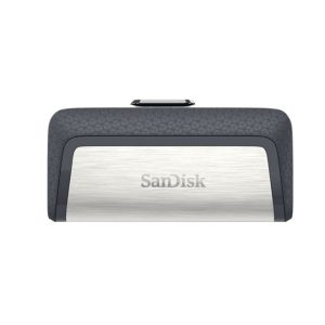 SanDisk 256GB Ultra Dual Drive Go 2-in-1 USB-C & USB-A Flash Drive Memory Stick 150MB/s USB3.1 Type-C Swivel for Android Smartphones Tablets Macs PCs