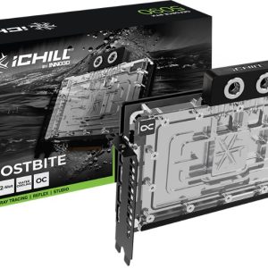 INNO3D nVidia GeForce RTX 5090 iCHILL Frostbite 32GB GDDR7 2467MHz Boost, Full-cover Water Block (Custom Loop System Required) 204x161x34mm