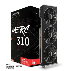 XFX Speedster MERC310 AMD Radeon™ RX 7900XTX BLACK Gaming Graphics Card with 24GB GDDR6, AMD RDNA™ 3 (RX-79XMERCB9)
